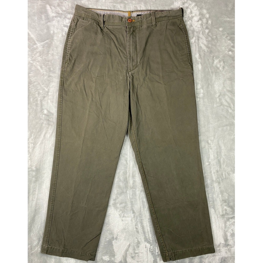 Timberland‎ Chino Pants Mens 36x32 Olive Green Y2K Baggy Skater Workwear 581Q016